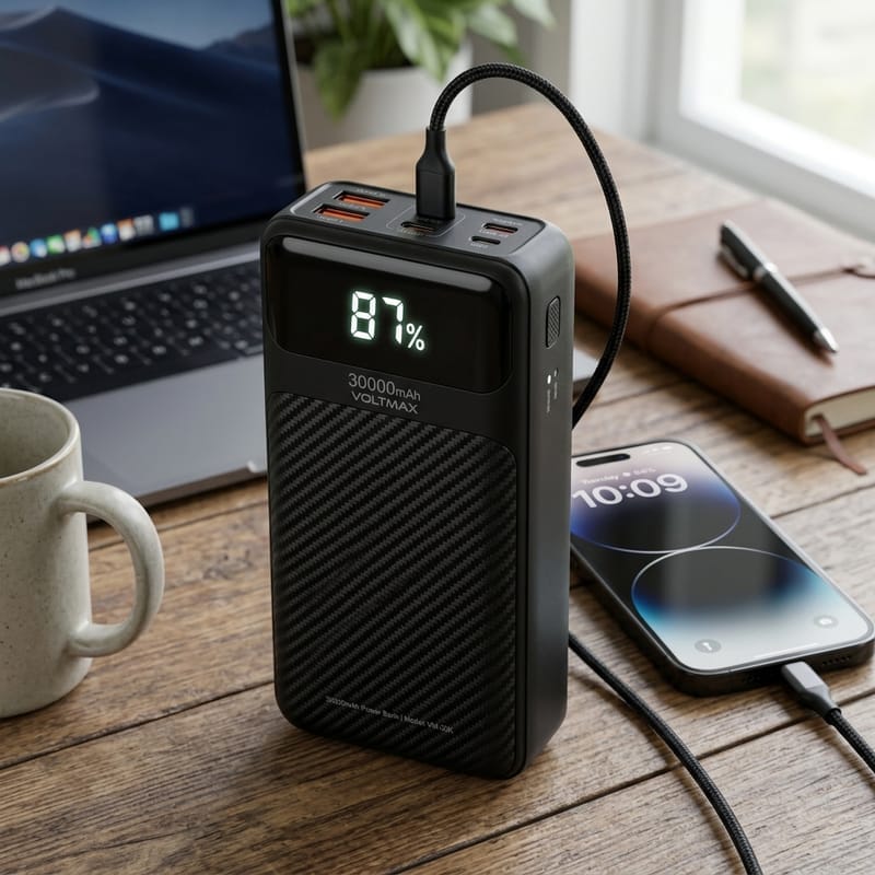 20,000mAh Magnetic 22.5W Fast-Charging Power Bank